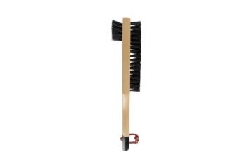 Shoe Brush Combi skobørste i tre med naturhår for påføring og pussing av skinnsko.