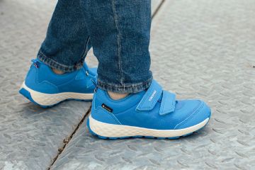 Viking Veme Gore-Tex vanntette barnesko lys blå