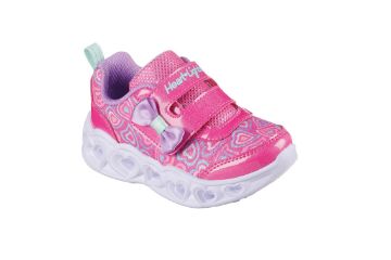 Bilde av Skechers Heart Lights – Boogie Land - Joggesko (Rosa)