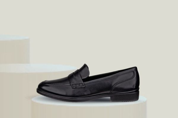 Bilde av Ecco Dress Classic 15 Loafers – svart loafer til dame