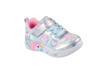 Bilde av Skechers Unicorn Charmer Lights - blinkesko Barn (Sølv)
