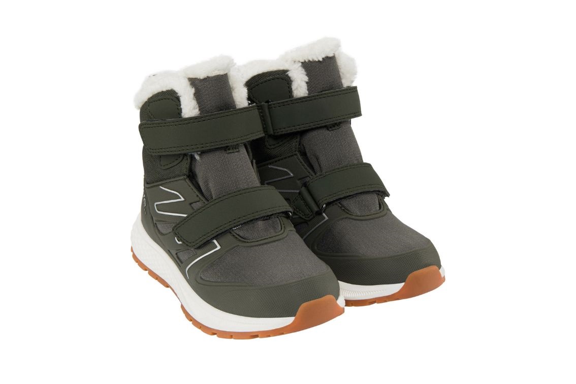 Scarpone Da Neve Viking Equip Warm WP 2v – Unisex Bambini E Ragazzi, Impermeabile, Chiusura A Strappo, Suola In Gomma