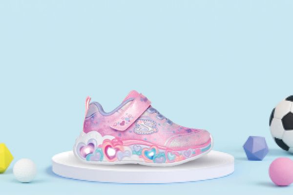 Bilde av skechers heart blinkesko