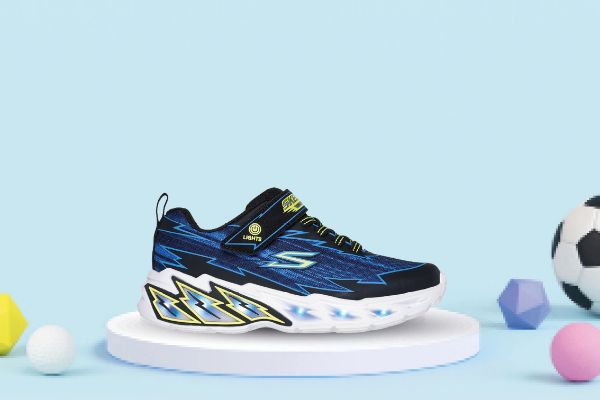 Bilde av Skechers S-Lights: Light Storm 2.0 – Bolt-Brights Blinkesko Barn (blå)