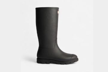 hunter downpour tall insulated svart