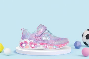 Bilde av Skechers S-Lights: Eternal Heart Lights – Blinkesko Barn (Lavendel)