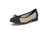 Bilde av rieker ballerina - Dame (beige/sort)