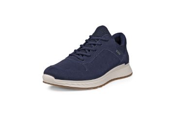 Bilde av Ecco Exostride W Low GTX – blå vanntett fritidssko til dame