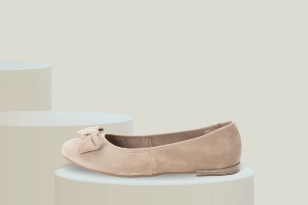 Bilde av Marco Tozzi ballerina - Dame (beige)