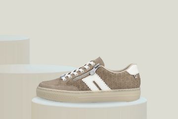 Bilde av rieker sneaker - Dame (beige)