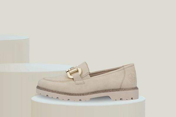 Bilde av rieker mokkasin - Dame (beige)