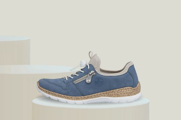 Bilde av rieker sneakers - Dame (lys blå)