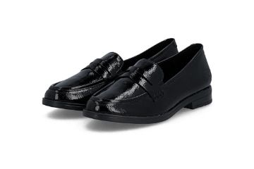 Rieker 46254-00 loafer dame i sort