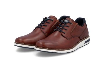 Rieker 11303 klassisk herresko i brunt skinn