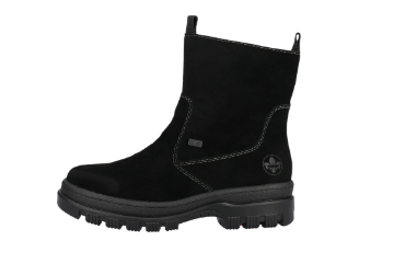 Rieker X8250-00 Flip-Grip brodd vinterstøvel til dame i svart