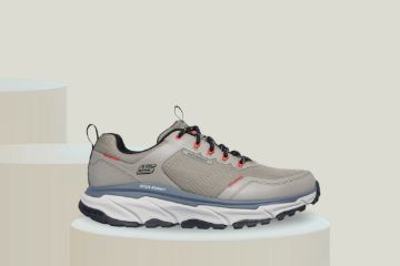 Skechers D Lux Journey vanntett tursko til herre i grå