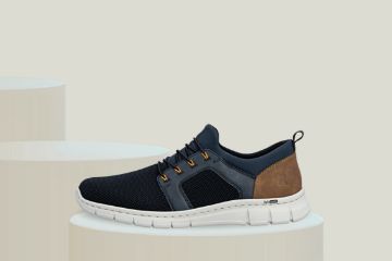 Rieker B7796-14 herresko i blå