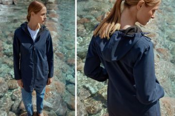 Ilse Jacobsen DAYBREAK01 regnjakke dame i mørk blå