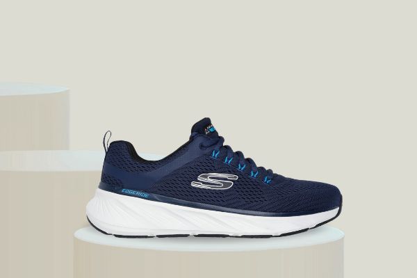 Skechers Edgeride Contention herresko i navy og blå