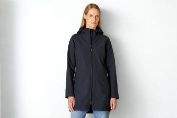 Ilse Jacobsen DAYBREAK01 regnjakke dame i mørk blå