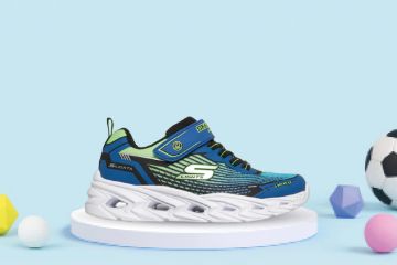 Bilde av Skechers S-Lights: Vortex 3.0 – Blinkesko Barn (Blå)