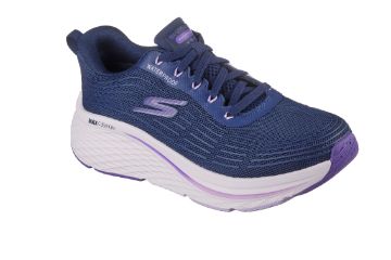 Skechers Max Cushioning Elite 2.0 Bridgeport WP damesko i navy og lilla