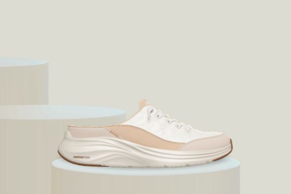 Skechers Sweet Embrace damesko i hvit og beige