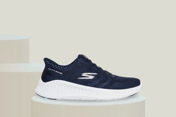 Skechers GO WALK Now Khloe damesko i navy og hvit