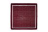 IntexScandia skjerf enkel mønster 70x70 i vinrød