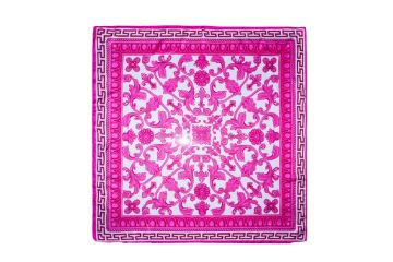 IntexScandia paisleymønstret skjerf 70x70 i rosa