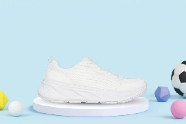 Skechers Edgeride Rekze hvit joggesko junior