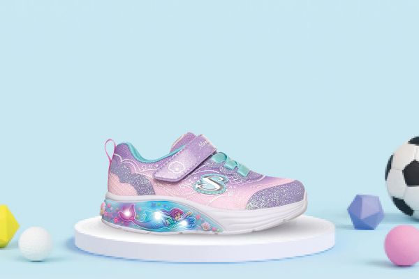 Skechers My Dreamers Lil Mermaid blinkesko barn lilla