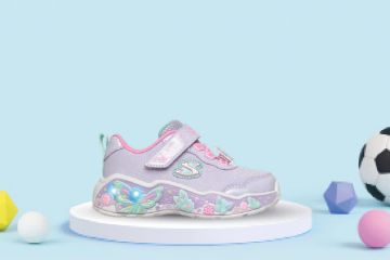 Skechers Lil Butterfly Bliss blinkesko barn lilla