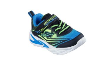 Skechers Flex-Glow Ultra blinkesko barn sort blå