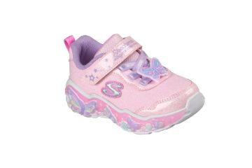 Skechers Lil Butterfly Bliss blinkesko barn rosa