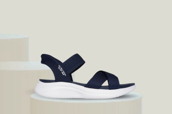 Skechers Slip-ins Ultra Flex 3.0 Never Better damesandal mørk blå