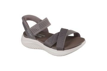 Skechers Ultra Flex 3 Never Better damesandal brun