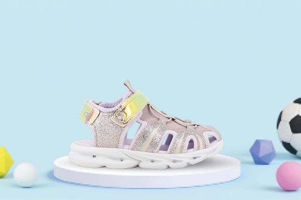 Bilde av Leaf skultorp blinkesandal - barn (rosa)