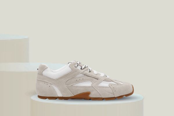 Steve Madden Asiel sneakers dame hvit beige sporty design