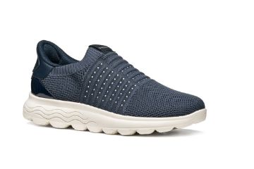 Geox Spherica Plus slip-in dame blå lett pustende komfort sneaker