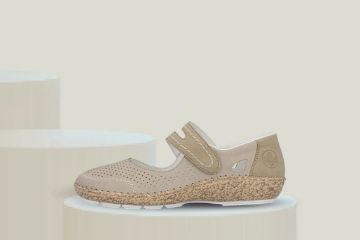 Bilde av rieker ballerina - Dame (beige