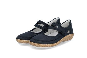 Bilde av rieker ballerina - Dame (blå)