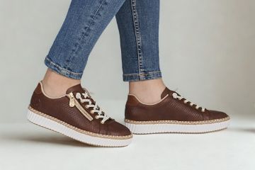 Bilde av rieker sneakers - Dame (brun)