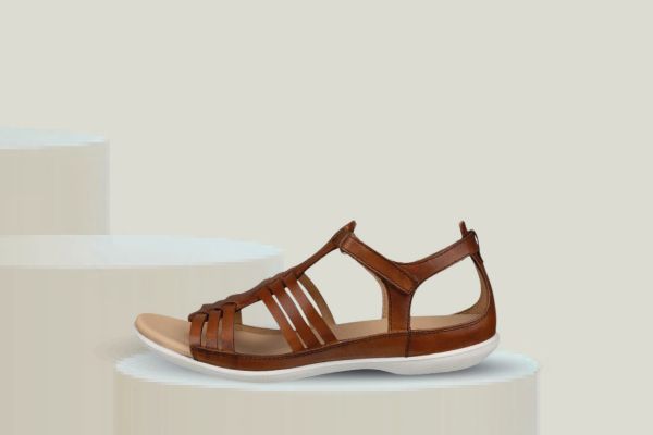 Bilde av Ecco Flash W Roman Sandal – brun sandal til dame