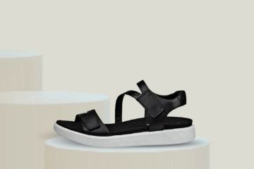 Bilde av Ecco Soft  – svart sandal til dame