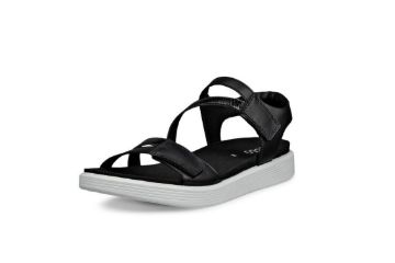 Bilde av Ecco Soft  – svart sandal til dame