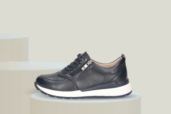 Bilde av CAPRICE sneakers bred lest - Dame (blå)