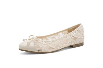 Bilde av Marco Tozzi BALLERINA - Dame (krem)