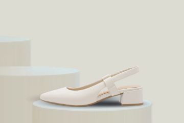 Bilde av marco tozzi sling pumps - Dame (krem)