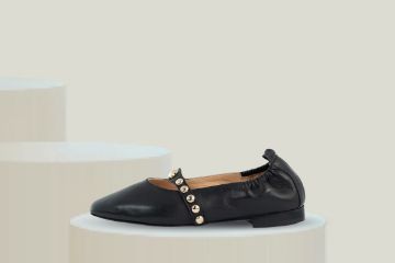 Bilde av Babouche dori - Dame (svart)